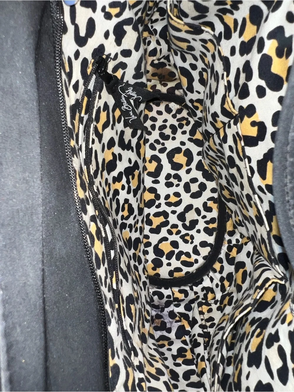 Vera Bradley Black Quilted Tote Bag